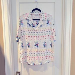 Vintage Lady Reiner Couture western blouse